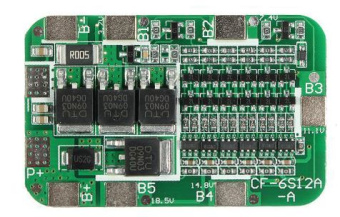 Модуль защиты Li-Ion аккумуляторов BMS на 6 банок